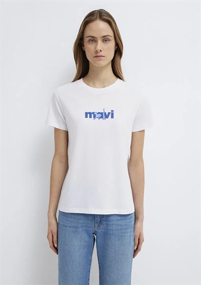 Mavi Mavi Baskılı Kadın T-shirt 1613287-620