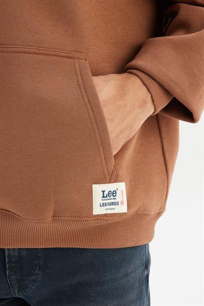 Lee Erkek Mid Logo Hoodie Erkek Sweatshirt L2520157024