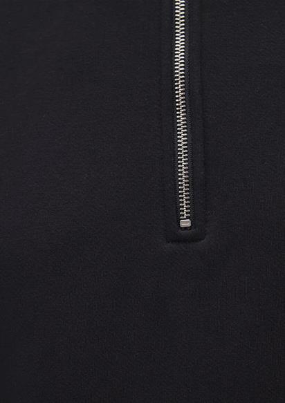 Mavi Yarım Fermuarlı Sweatshirt