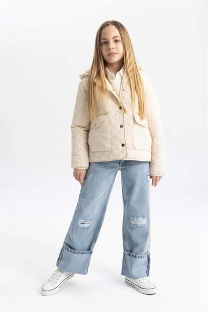 Defacto Kız  Çocuk Ceket