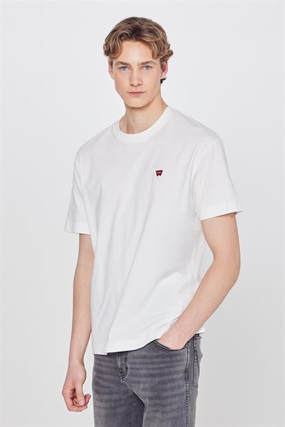 Wrangler Small Logo Bisiklet Yaka T-shirt W7NM203877102