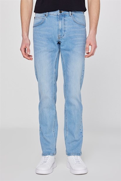 Lee L707 Daren Straight Fit Normal Bel Jean Pantolon ML707KNMB