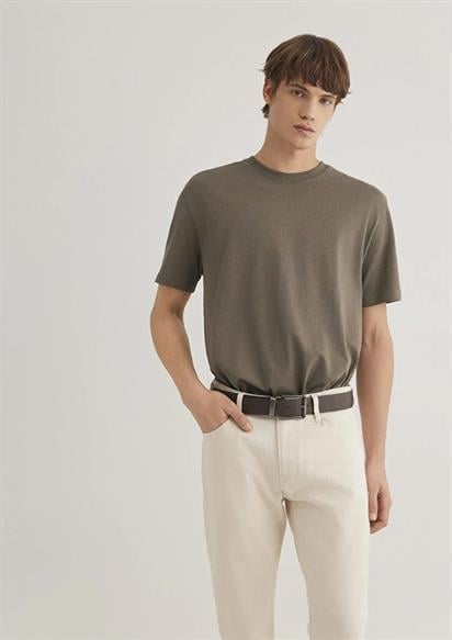 Mavi Kısa Kol  Bungee Cord Erkek T-Shirt 066249-70376