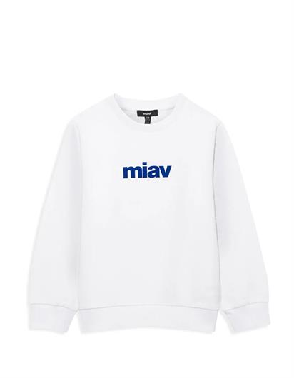 Mavi Mıav Baskılı Sweatshirt Beyaz 6610031-620