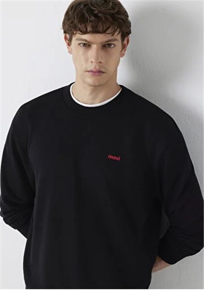 Mavi Mavi Bisiklet Yaka   Erkek Sweatshirt 0S10643-900