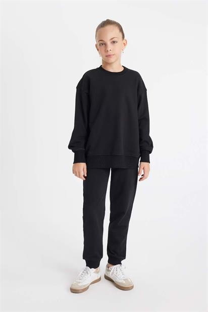 Defacto Kız Çocuk Navy Pantolon Y1226A6