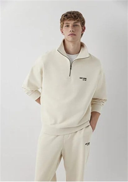Mavi Mavi Jeans Half Zıp Erkek Sweatshirt 0S10678-70072
