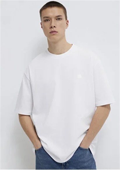 Mavi Pro Baskılı Erkek T-shirt-0613442-620
