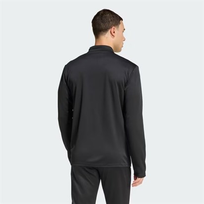 Adidas ENT26  Black/Whıte Erkek Tam Fermuarlı Sweatshirt JZ6587