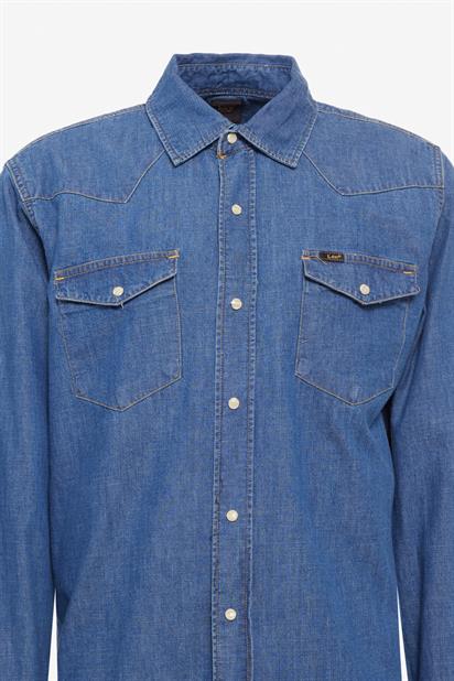 Lee Uzun Kollu Jean Erkek Gömlek