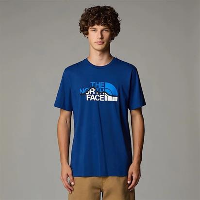 The North Face M Ss Mountaın Lıne Tee Erkek T-Shirt NF0A87NTD1R1