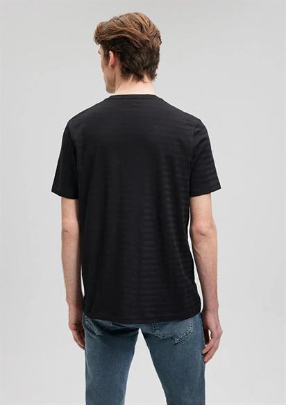 Mavi Siyah Erkek Tişört