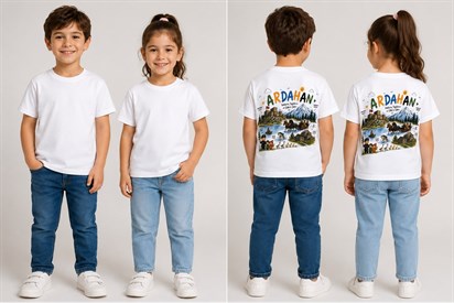 Muhteşemsin Ardahan Özel Baskı Unisex Çocuk Tişört