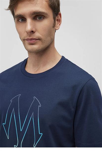 Mavi Baskılı  Gece Lacivert erkek T-Shirt 0610635-70490