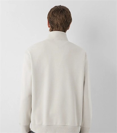 Mavi Yarım Fermuarlı  Erkek Sweatshirt 0S10278-70144
