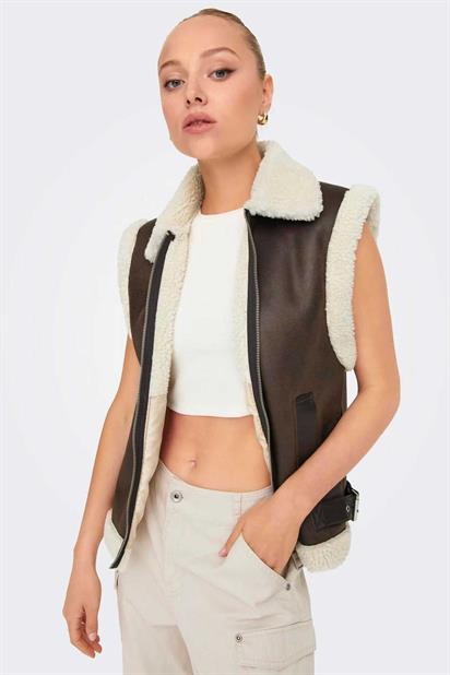 Only Onlbetty Bonded Waıstcoat Kadın Yelek