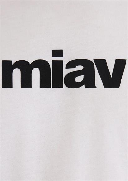 Mavi Miav Baskılı  Beyaz Erkek T-Shirt 067153-602