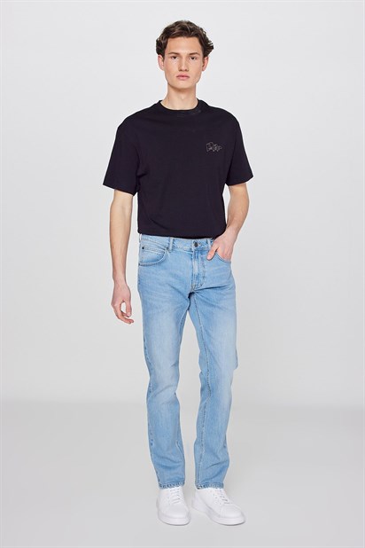 Lee L707 Daren Straight Fit Normal Bel Jean Pantolon ML707KNMB