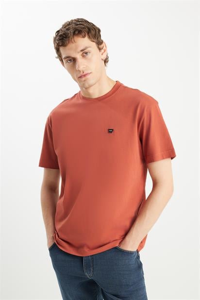 Wrangler Relaxed Fit Small Logo Erkek T-shirt MW7NM203877222