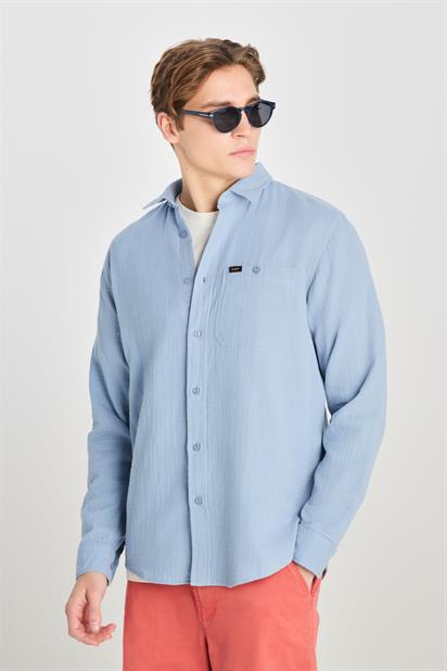 Lee Müslin Erkek Gömlek