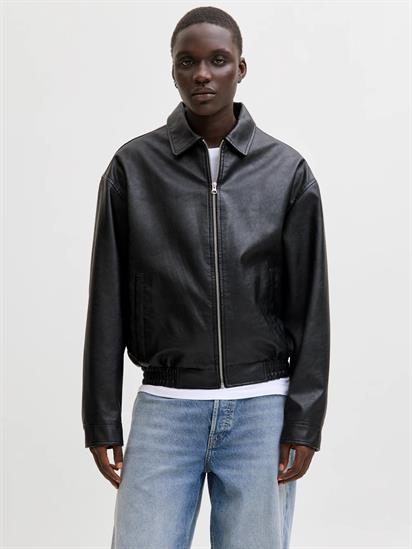 Jack&Jones Jjleon Pu Bomber Erkek Ceket 12289182