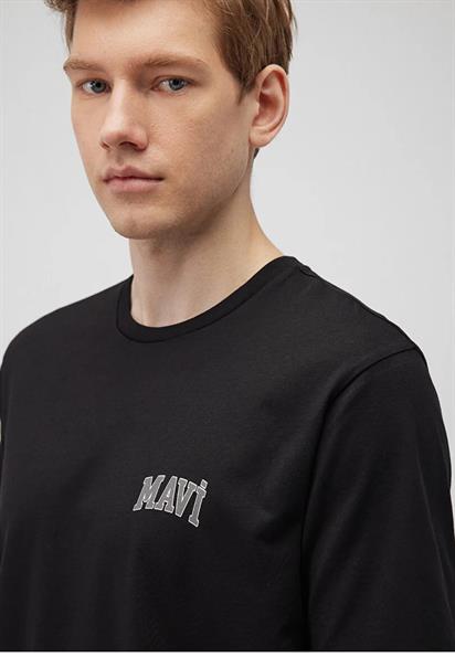 Mavi  Logo  Siyah erkek  T-Shirt 0611714-900