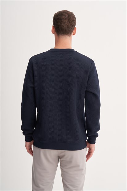 Cazador Erkek Bisiklet Yaka Sweatshirt 26KC53395