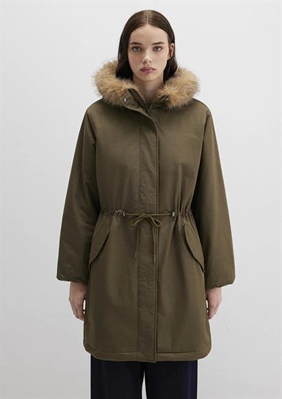 Mavi Kapişonlu Parka Ivy Green Kadın Mont 1110786-71549