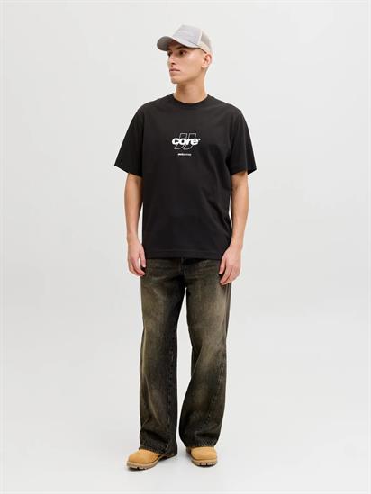 Jack&Jones Core Jcoclub Front Prınt Tee Ss Crew  Neck Erkek T-Shirt 12289868