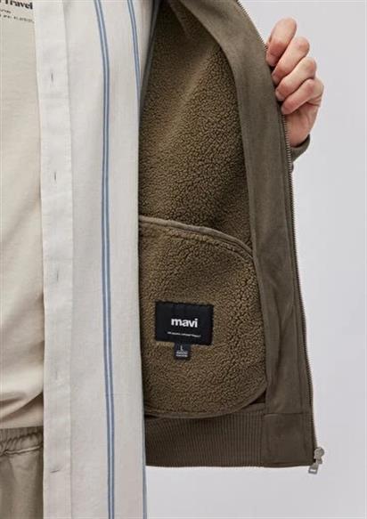 Mavi Koyu Kahve Erkek Mont 0110392-87538