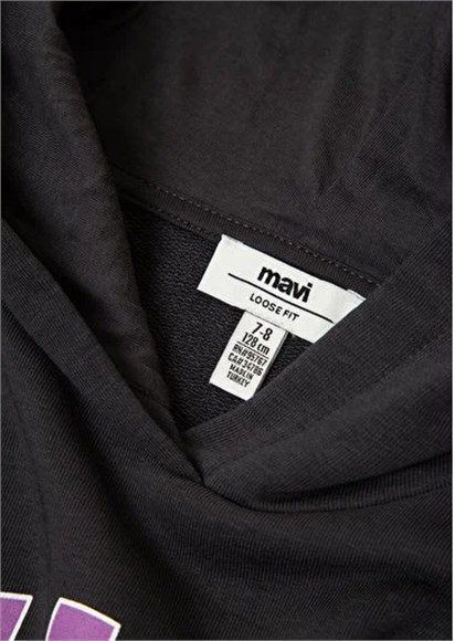 Mavi Logo Baskılı Çocuk Sweatshirt-7S10179-70087