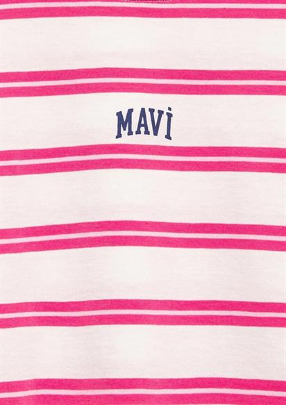 Mavi Logo Baskılı Çocuk T-shirt-7610387-91358