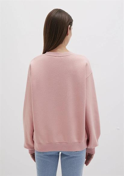 Mavi Bisiklet Yaka  Rose Elegance Kadın Sweatshirt 1610198-91003