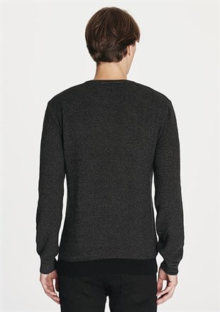 Mavi Erkek Kazak Siyah