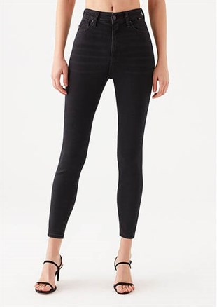 Mavi Acaip Dark Smoke Str Kadin Pantolon