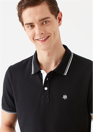 Mavi Polo  Siyah Erkek T-Shirt
