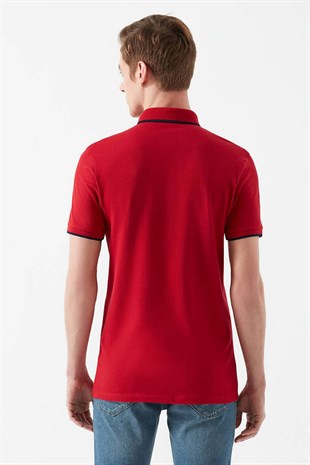 Mavi Polo Erkek Tişört Kırmızı 062373-28441