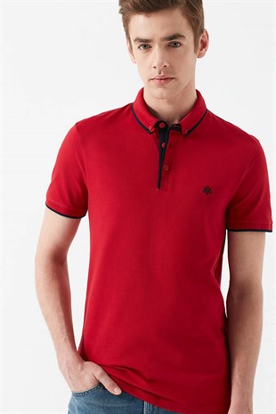 Mavi Polo Erkek Tişört Kırmızı 062373-28441