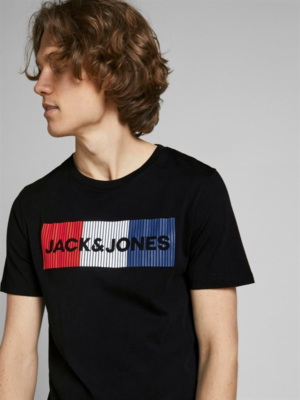 JACK & JONES Jungen Basic T-Shirt Mit Logo – Klassisches Schnitt-Shirt Für Kids