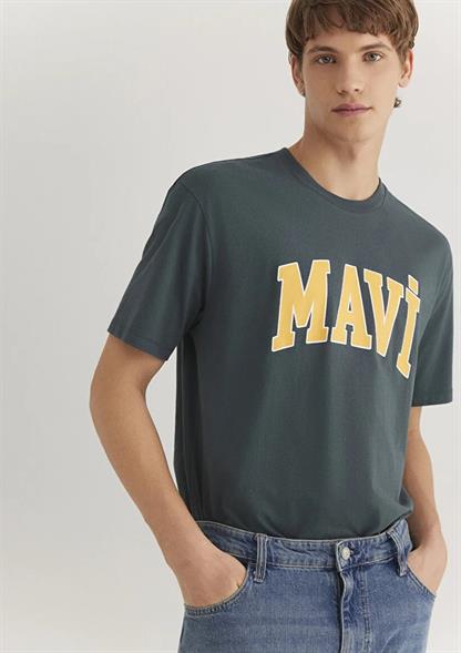Mavi Logo Yosun Yeşili Erkek T-Shirt 0611711-71598