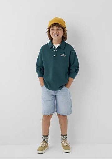 Mavi Çocuk Uzun Kol Sweatshirt-6S10193-71932