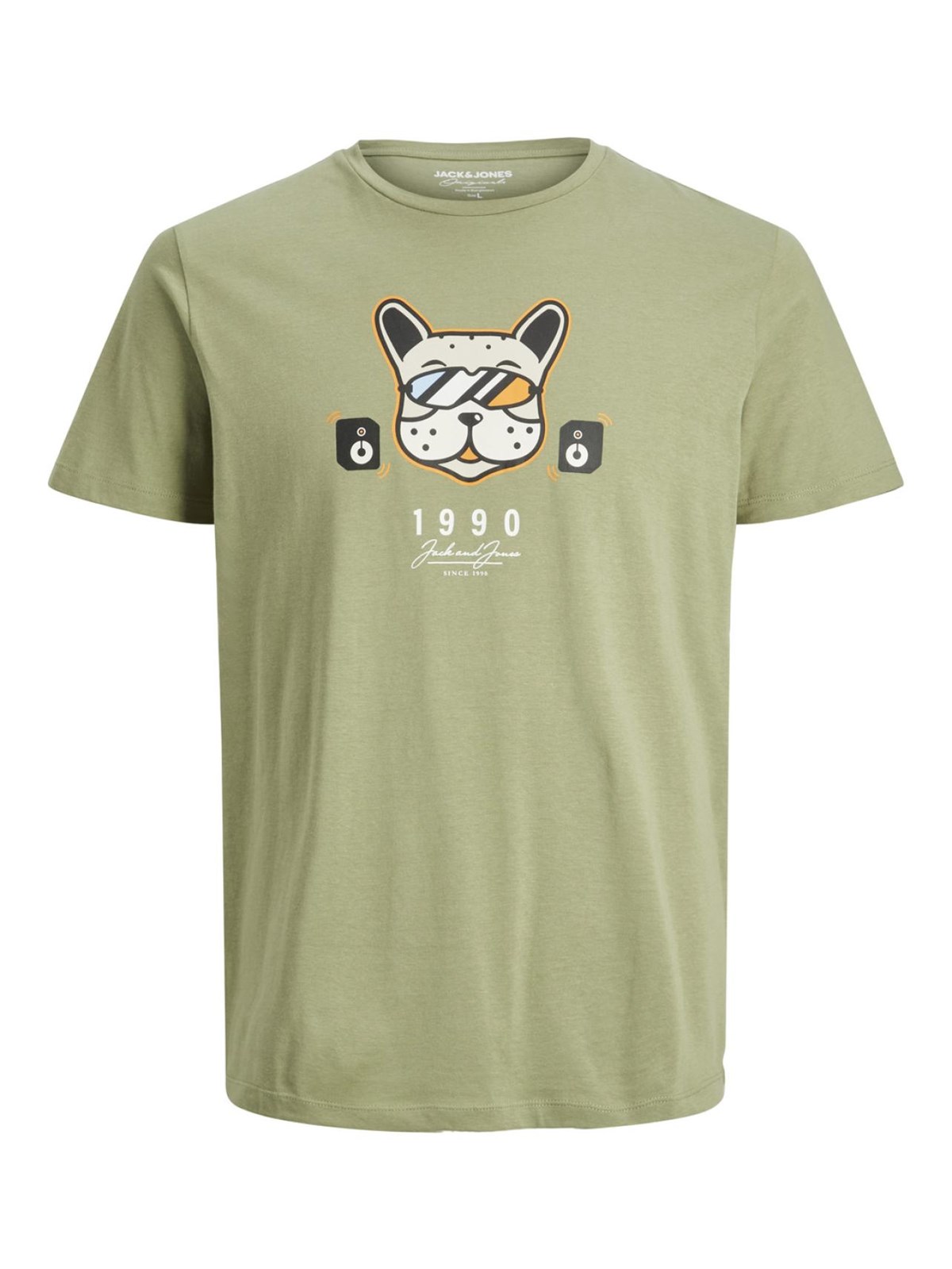 Jack&Jones Jorsummerdog Tee Ss Crew Neck Erkek T-Shirt 12213536