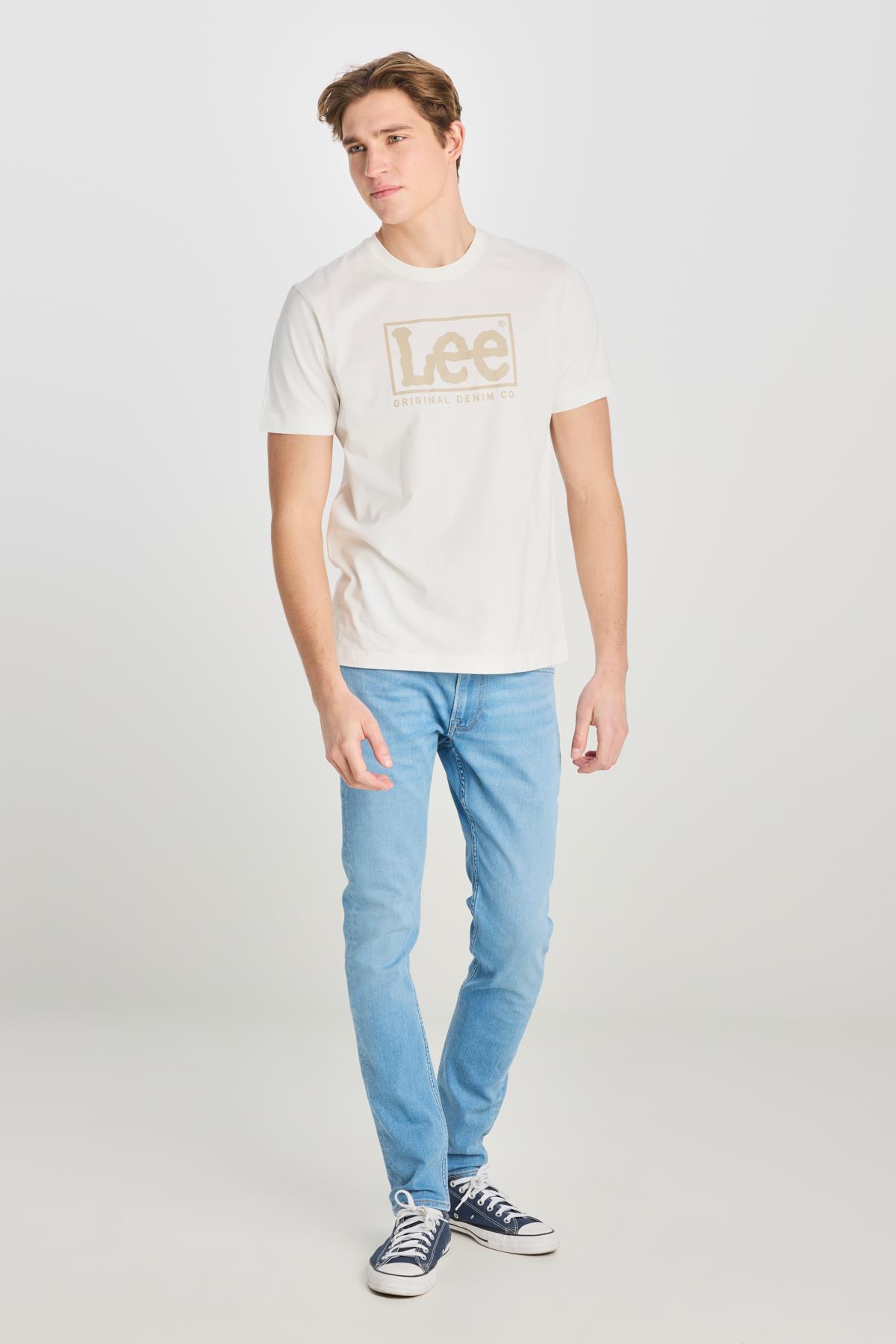 Lee Lightweight SS XM Wobbly Logo Crew Neck Bisiklet Yaka T-shirt L68TYSMK