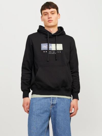 Jack&Jones Orıgınals Jorfrederıksberg Box Sweat Hood Sn Erkek Sweatshirt 12262513