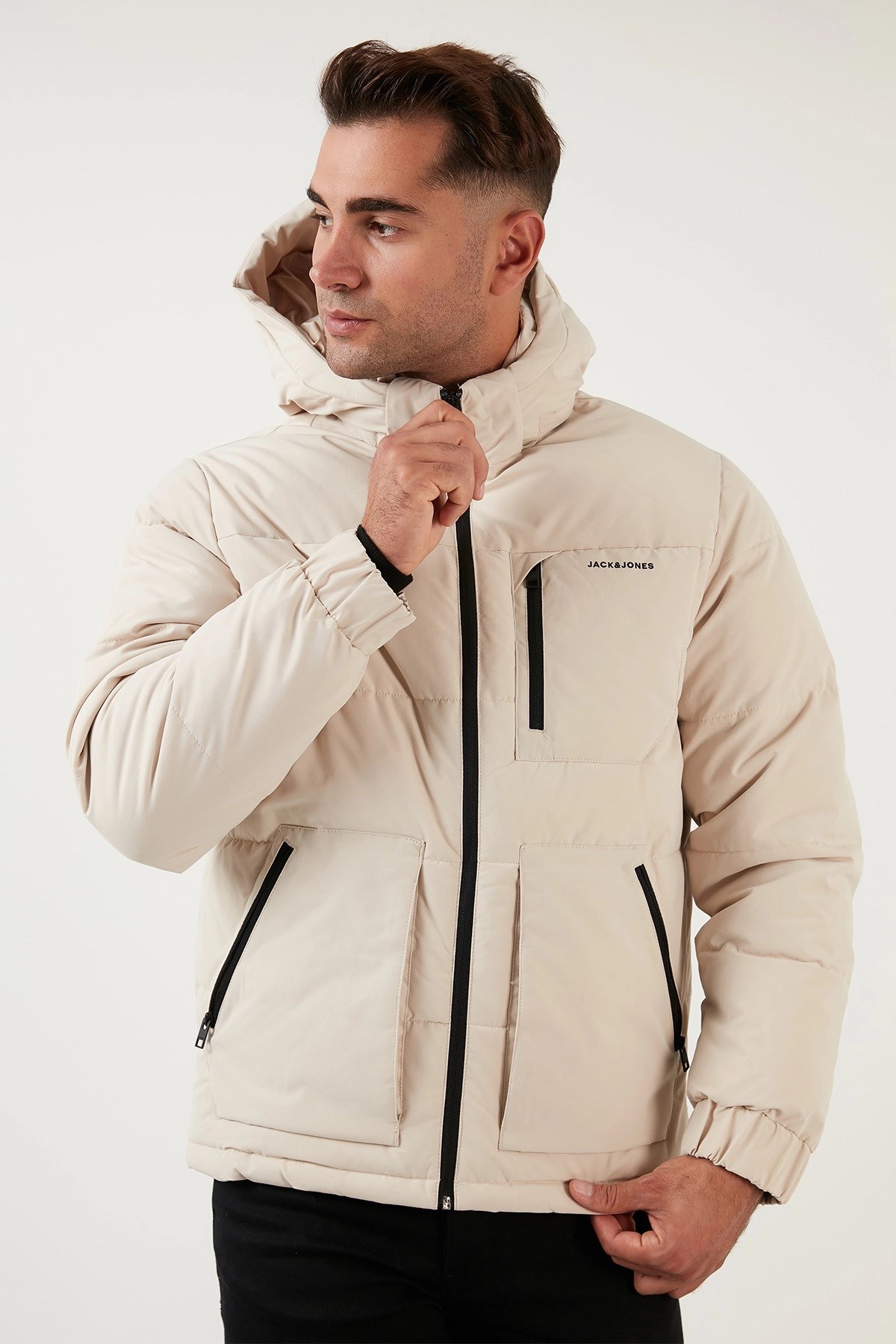 Jack&Jones Jcootto Puffer Sn Erkek Mont 12214648