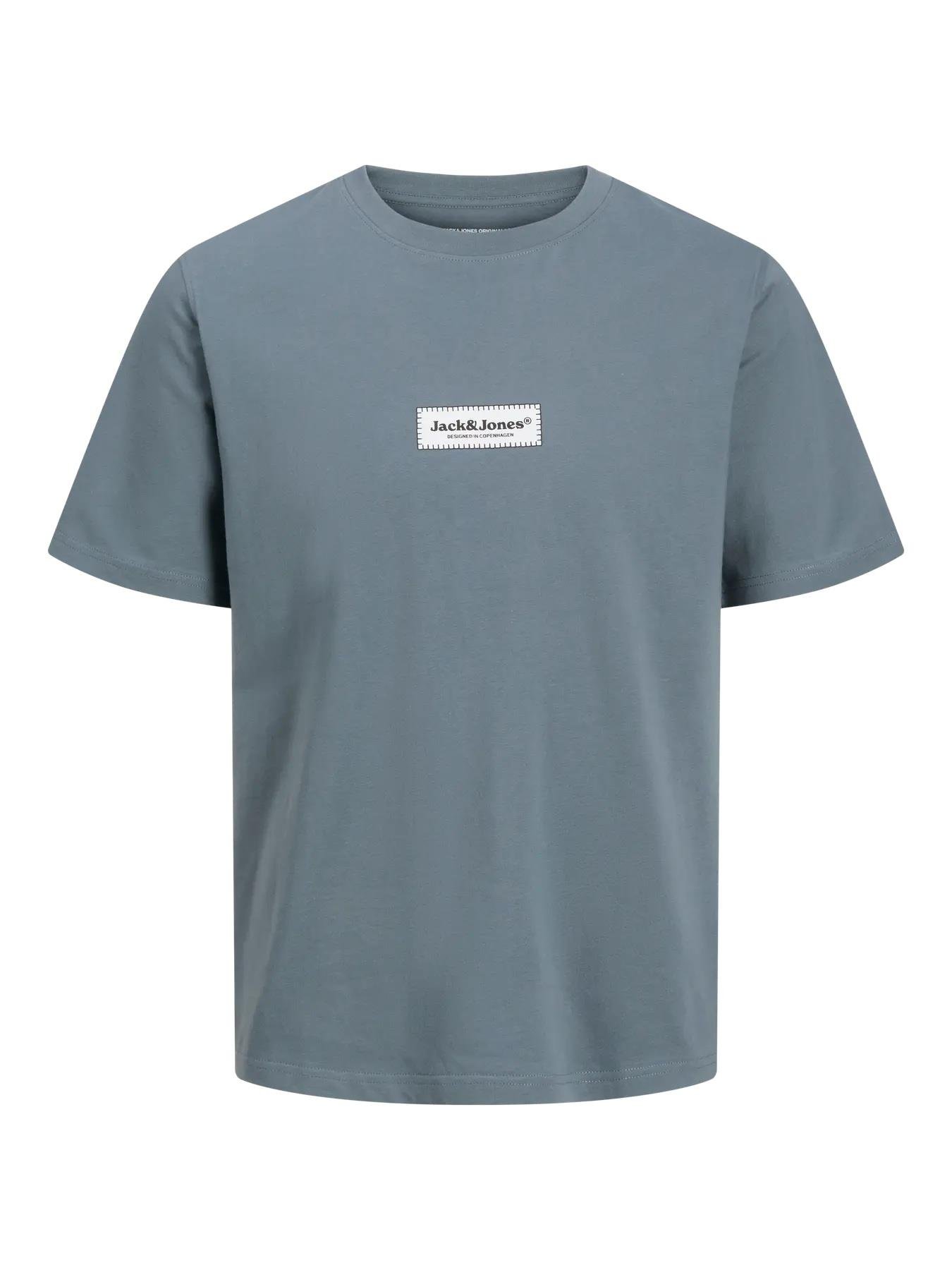 Jack&Jones Orıgınals Jorsplıt Fakestıtch Brandıng Tee Ss C Ln Erkek T-Shirt 12273182