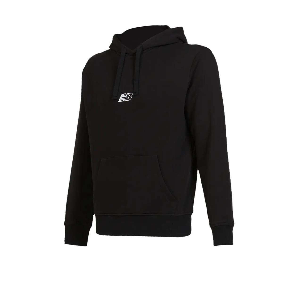 New Balance Lifestyle Erkek Kapüşonlu Sweatshirt MNH1342-BK
