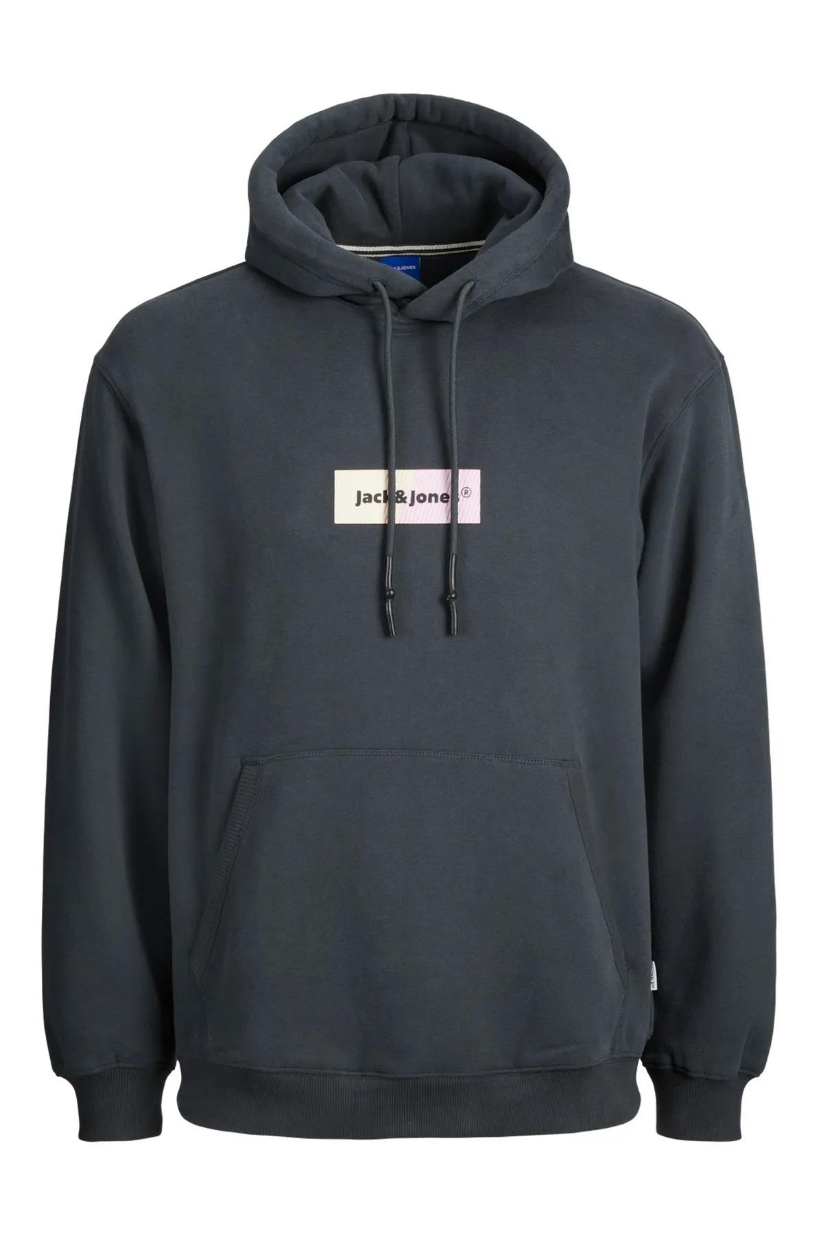 Jack&Jones Jorbronx Rectangle Erkek Sweatshirt