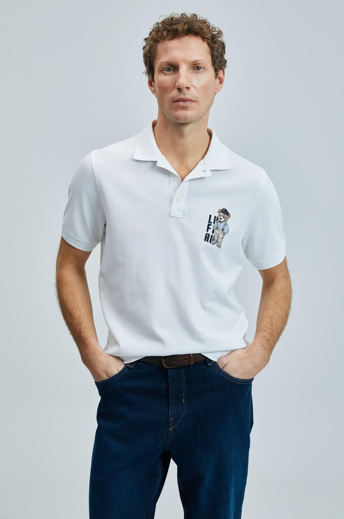 Lufian Best Erkek Polo Yaka T-shirt