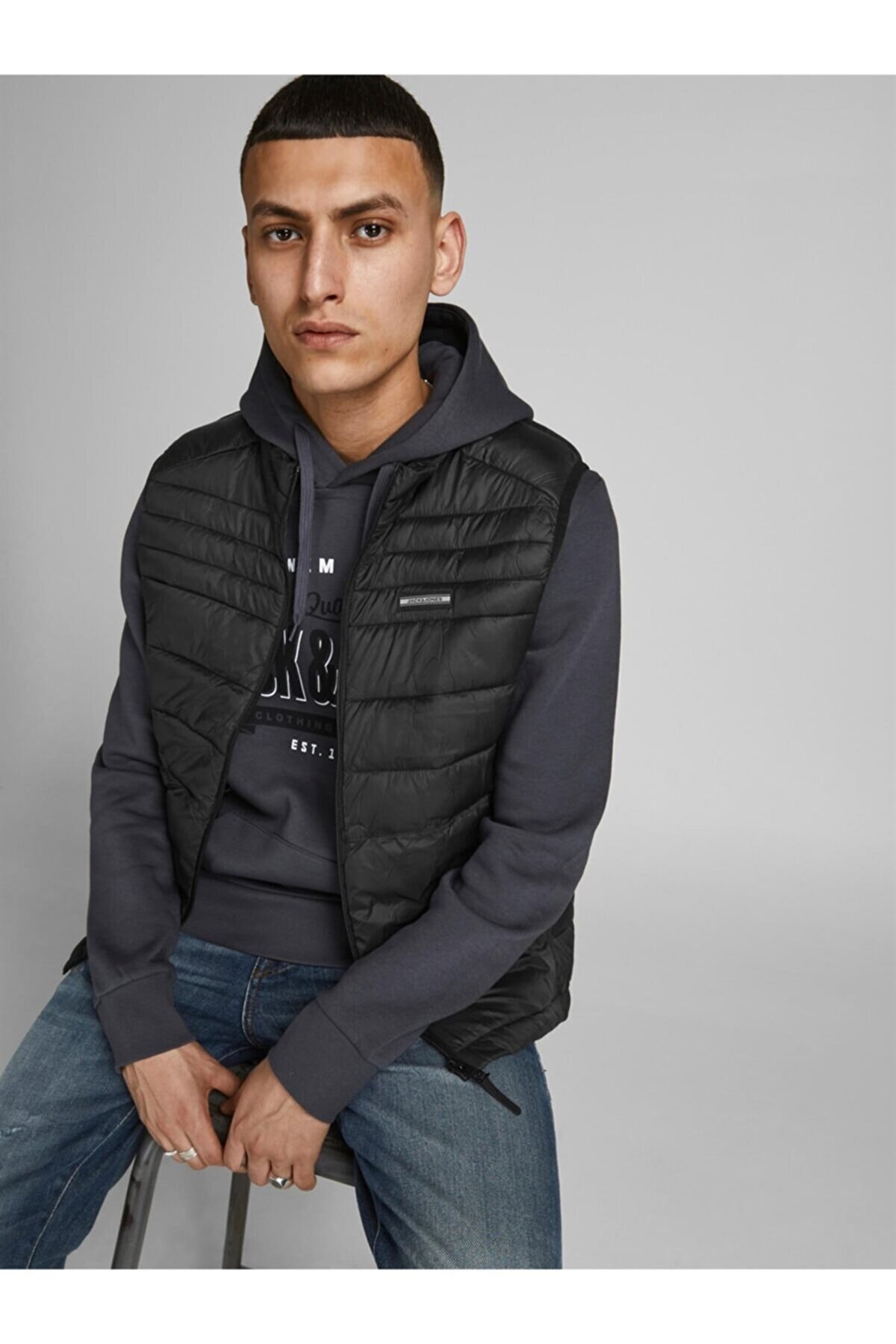 Jack&Jones Jjeace Bodywarmer Collar  Erkek Yelek 12189883